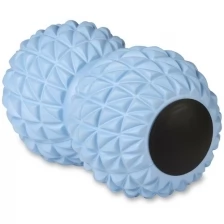 Мячик массажный двойной для йоги INDIGO IN269 Сиреневый 18*10 см